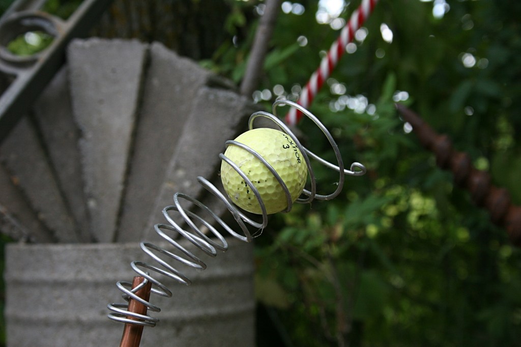 Circles and spirals appear often in Steve's art.