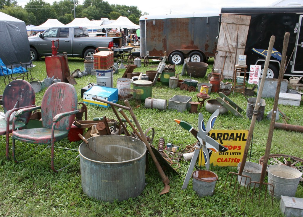 Art, overall flea market finds