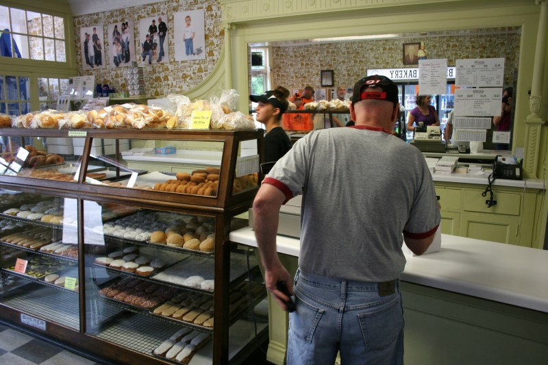 This is one old-fashioned cozy bakery.