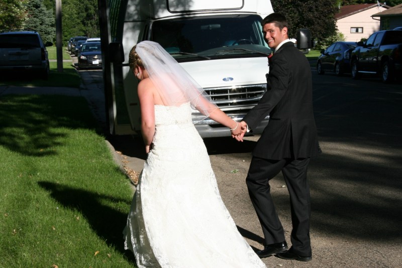 That look, oh, that look on the new groom's face...