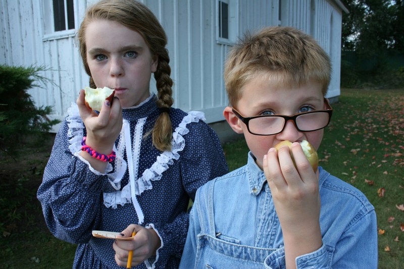 Kaylee and William (AKA Katie and Jim for the evening) raved about the apples.