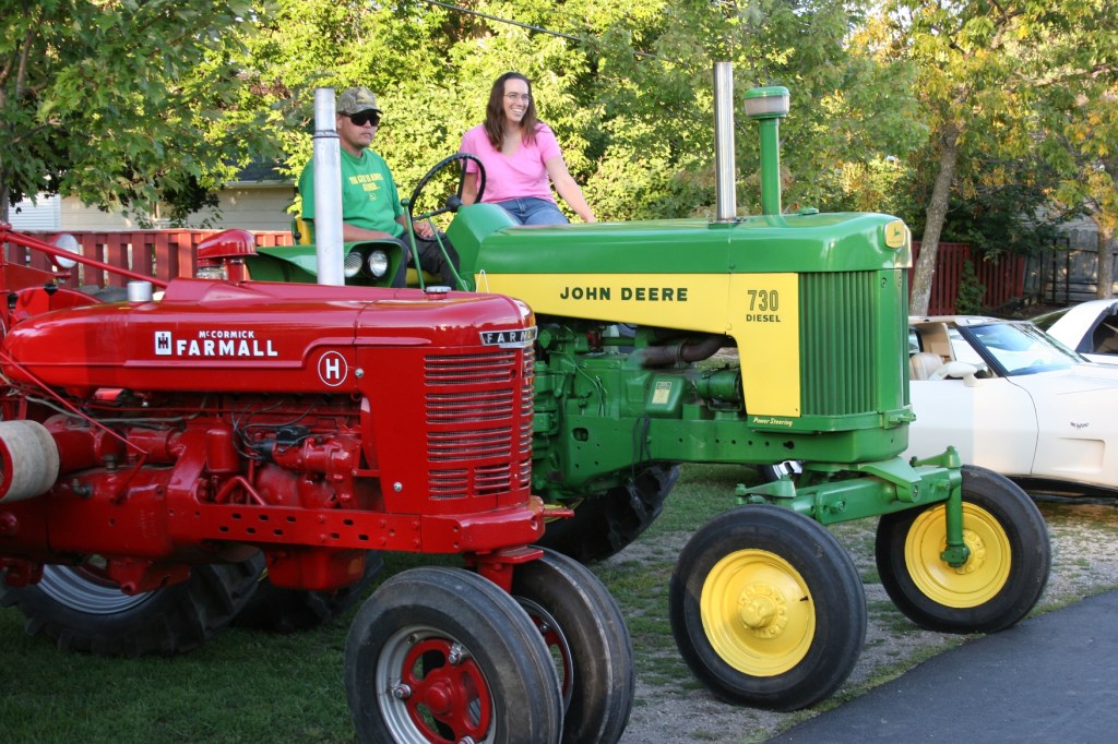 Just arrived at the tractor show.
