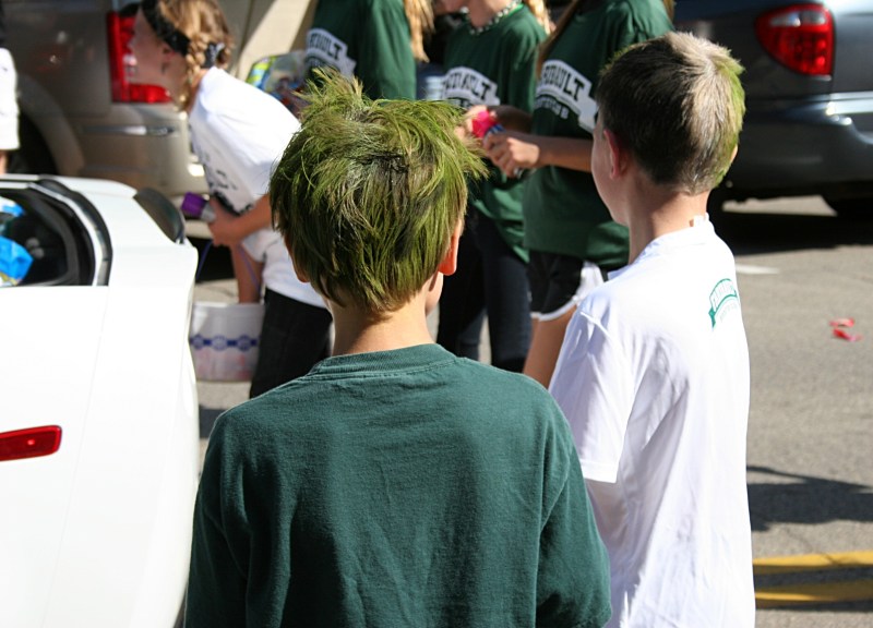 Lots of green hair...