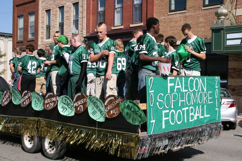 Sophomore football players.