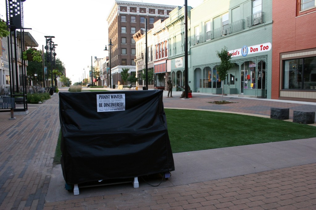 Just cover the piano once you've finished playing.