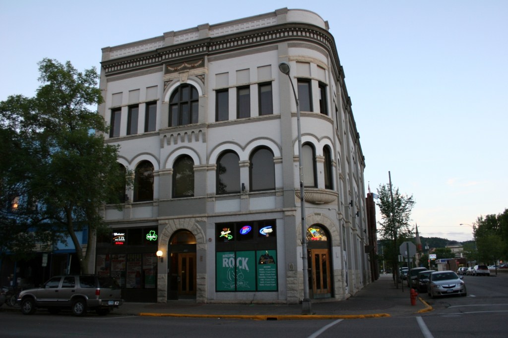 The Legendary Tavern fills a space in this stunning corner building.
