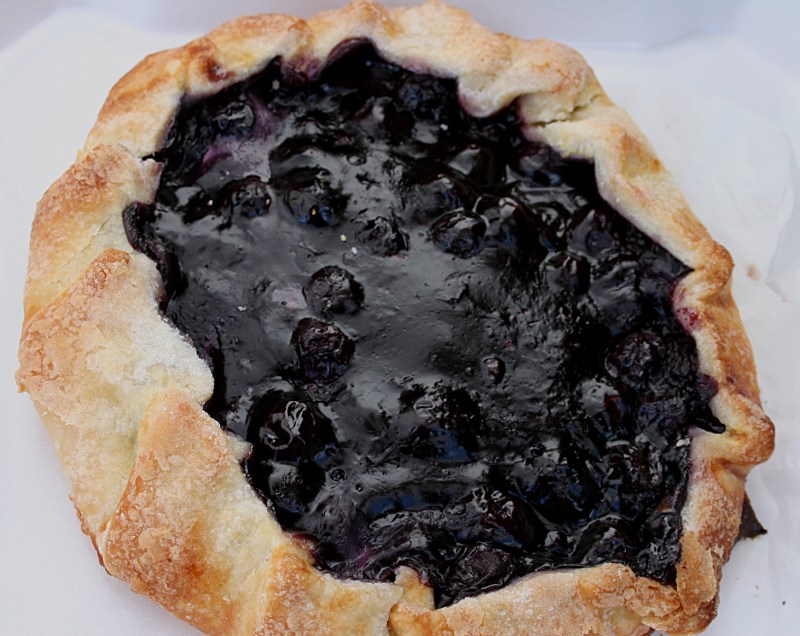 A blueberry tart from Ruthie's Kitchen.