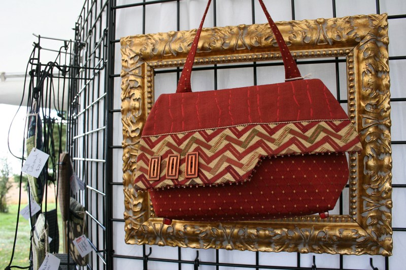 Mariella TerBeest-Schladweiler of Preston has been crafting handbags at Helen's Daughters Handbags since 1989.