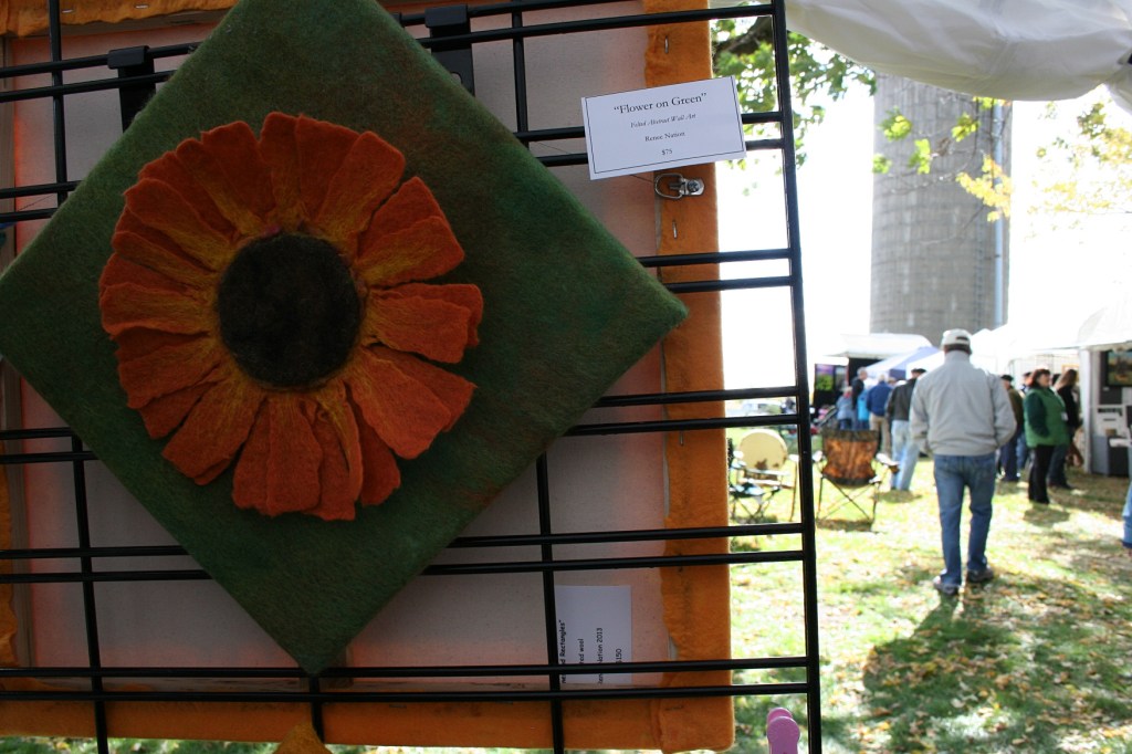 The work of Renee Nation, fiber artist and felt maker.