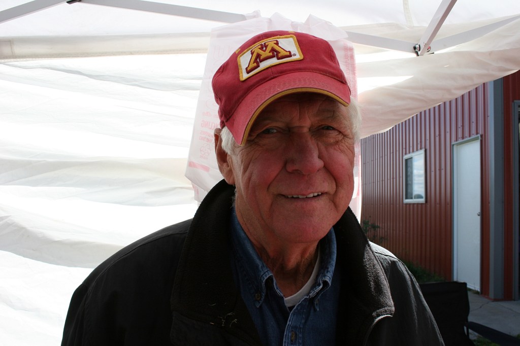 A welcoming vendor sold baked goods, preserves and more at Ruthie's Kitchen while the baker returned home, just down the road, to bake buns for Sunday's fair.