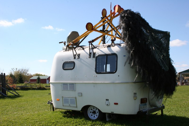 I couldn't figure out if this was art or the home of a resident artist or both.