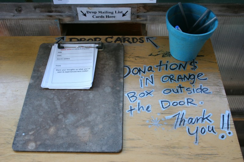 Donations to this nonprofit arts organization are welcome.