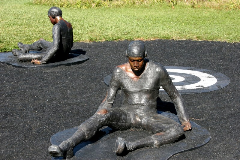 There are a few, what one would consider, more traditional sculptures like this one.