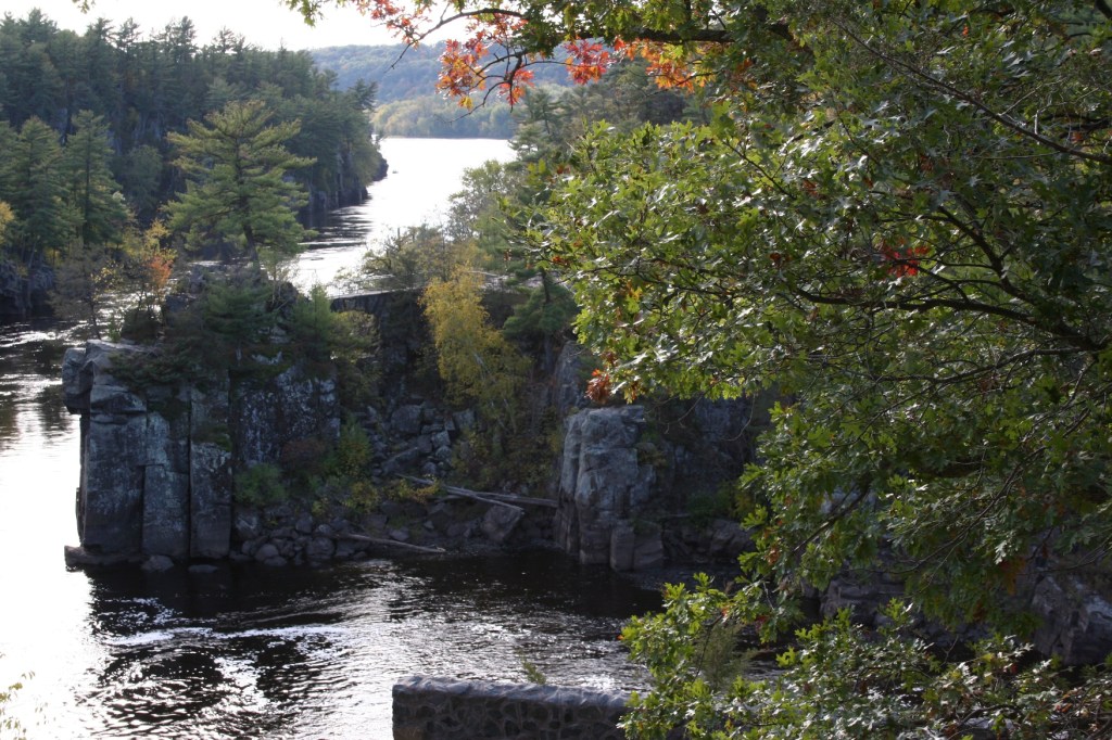 The rocky St. Croix River gorge is stunning in its craggy beauty.