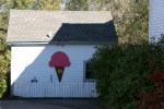 Marine on St. Croix, ice cream cone on side of&nbsp;building