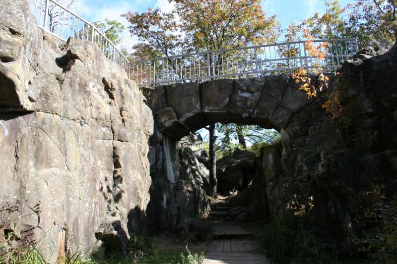 The path through Devil's Parlor.