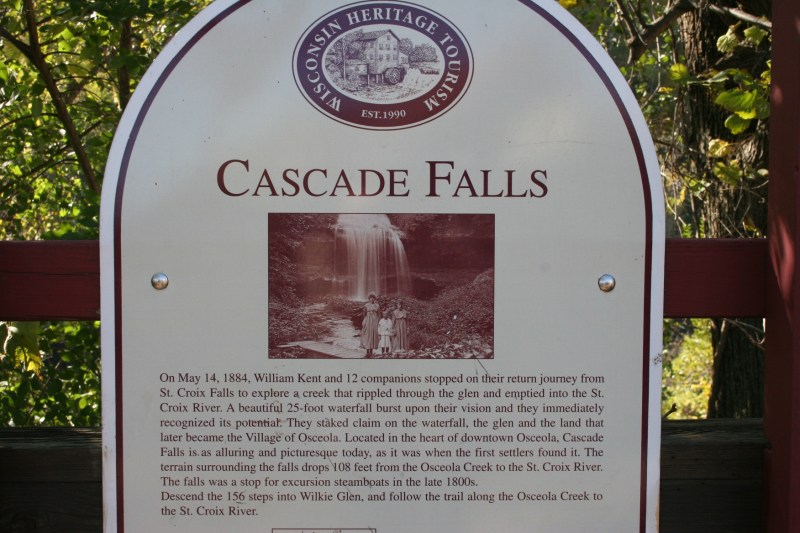 A little history of the falls.