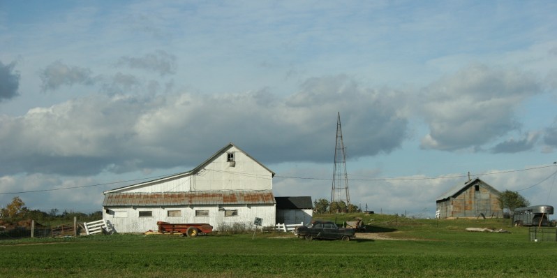 Rural, old farmstead