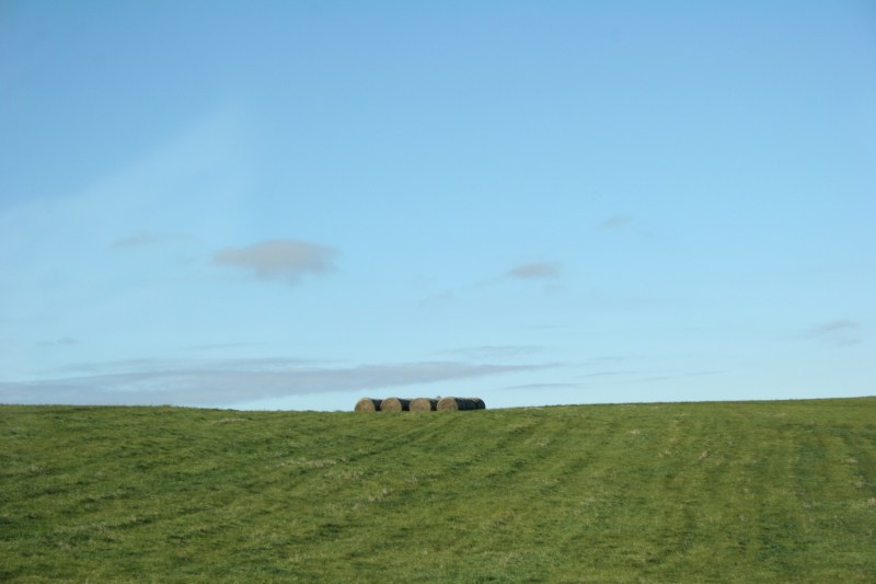 Rural, round bales
