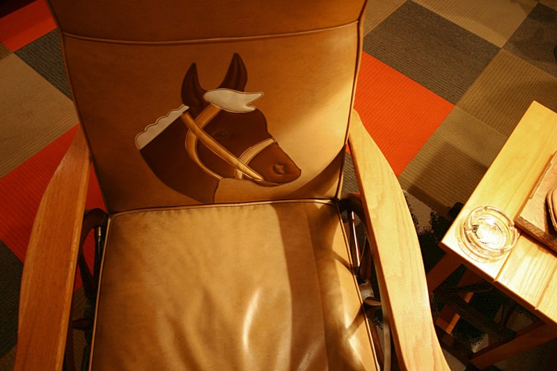 Anything Western related was especially popular in the 1950s and 1960s. Here you see the Western influence in furniture.