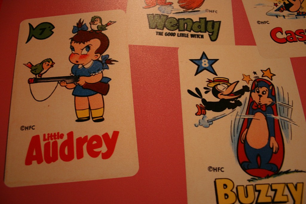Never saw this cartoon and I'm glad I did. Audrey carrying a gun? Really.