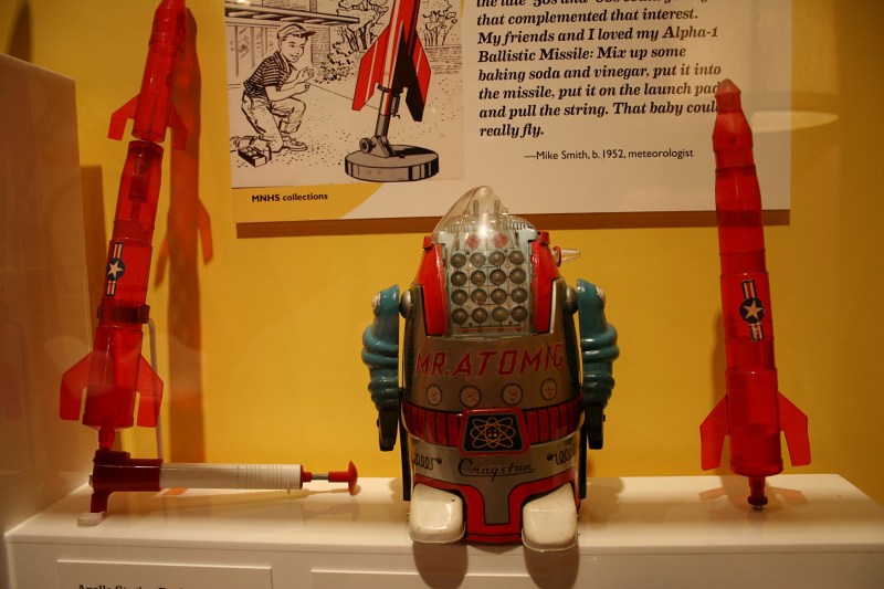 Space toys were big in the 1960s and my oldest brother had a rocket.