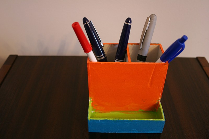 My desk caddy Christmas gift.