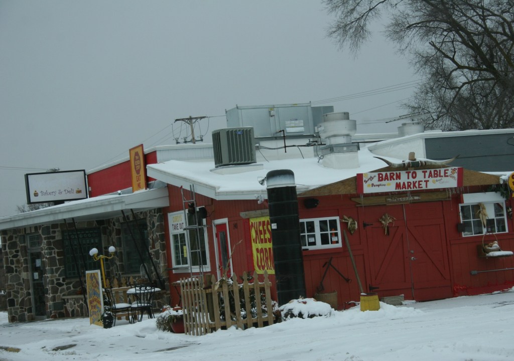 The Curdy Stop up close.