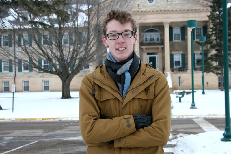 I did a photo shoot of the son when he was back home in Minnesota. This was shot at the Minnesota State Academy for the Deaf in Faribault.