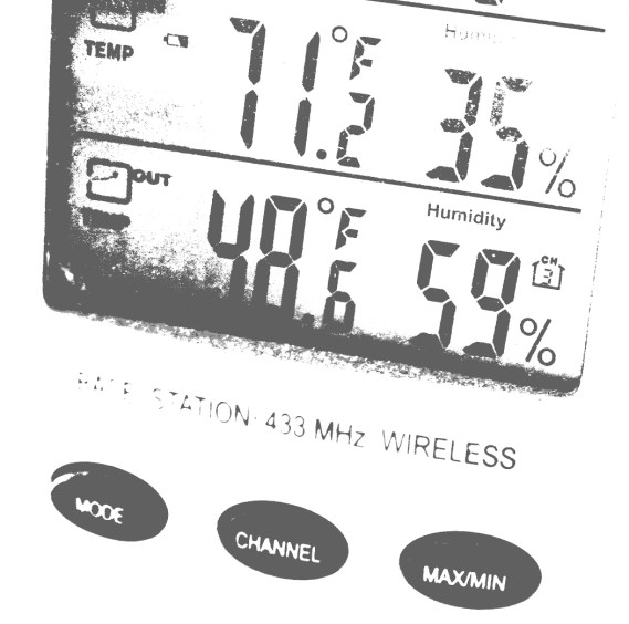 Monday afternoon the temperature in my southeastern Minnesota backyard ranged in the mid to high 40 degrees Fahrenheit.
