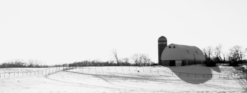 This rural scene was shot along Interstate 35 somewhere south of Lakeville, Minnesota.