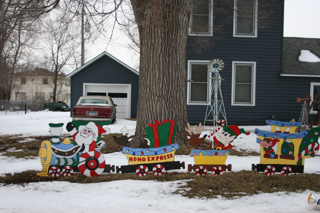 My favorite decoration in the Butler yard.