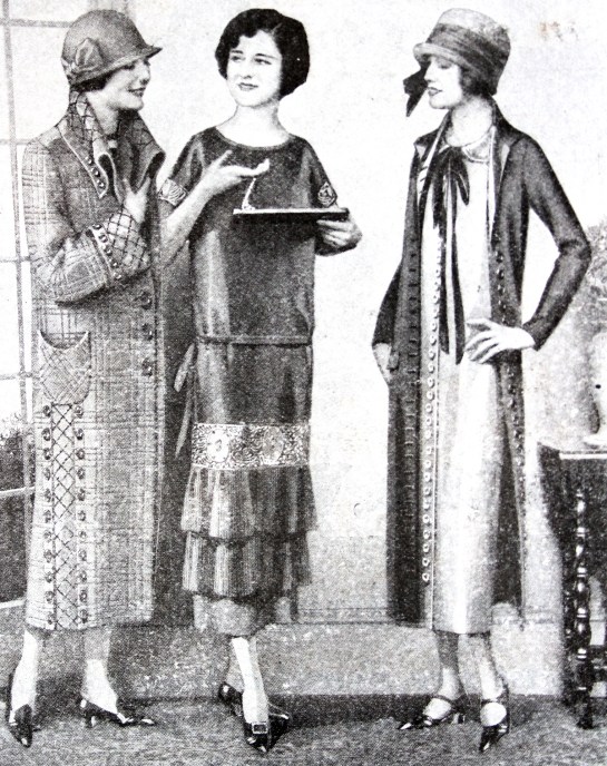 This artwork comes from a Hamilton Garment Company ad published in the February 1925 issue of Needlework Magazine. I recently purchased the magazine at my local Salvation Army.