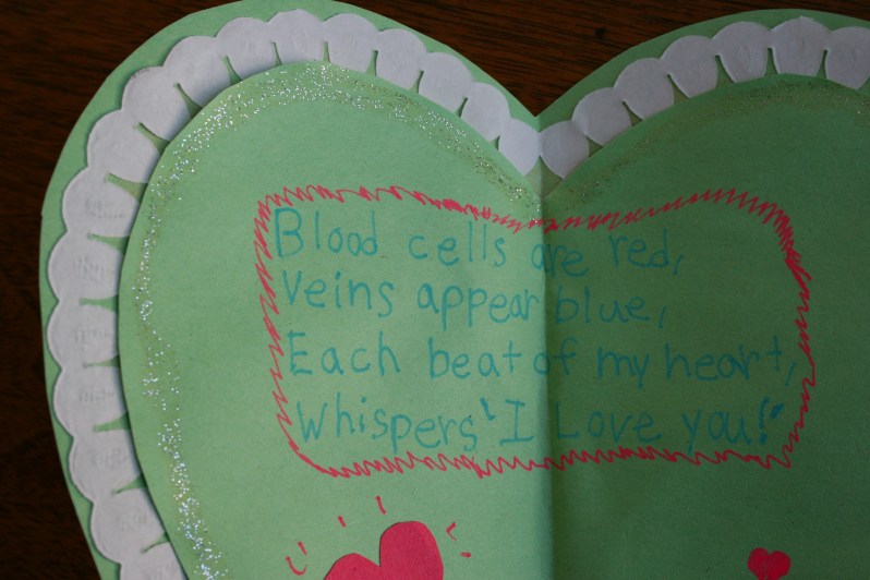 Hannah's poem is especially fitting since I donated blood recently via the American Red Cross. Hannah had no way of knowing this.