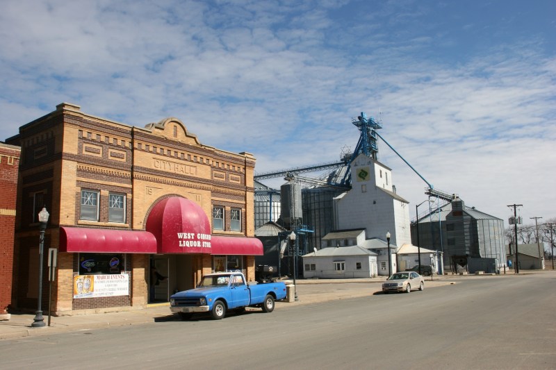 The pick-up truck that inspired this most, photographed Saturday afternoon in West Concord.