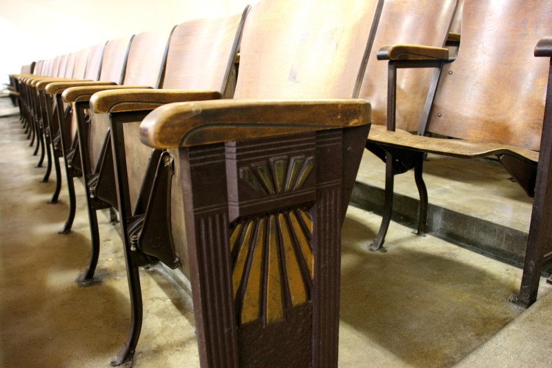 Handcrafted detail on the vintage seating.