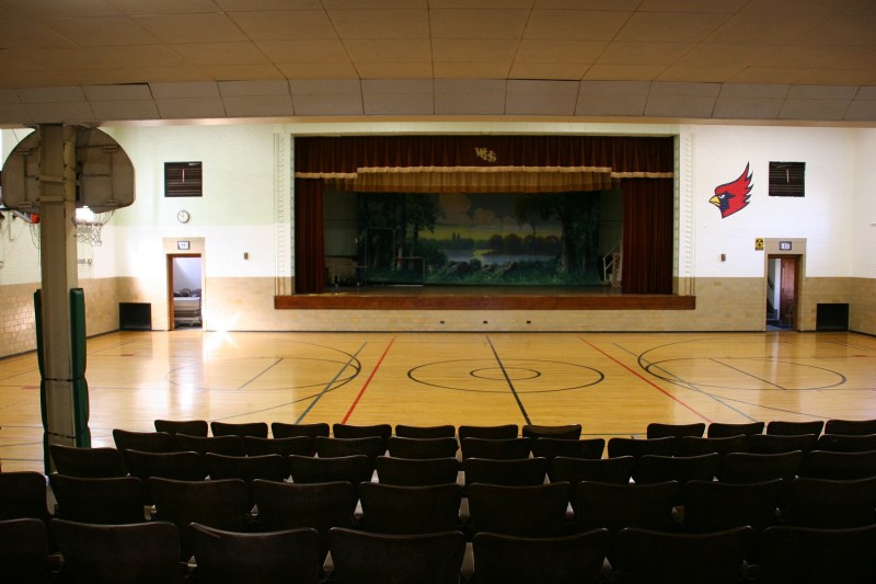 The gym is now a multi-purpose facility open to the community.