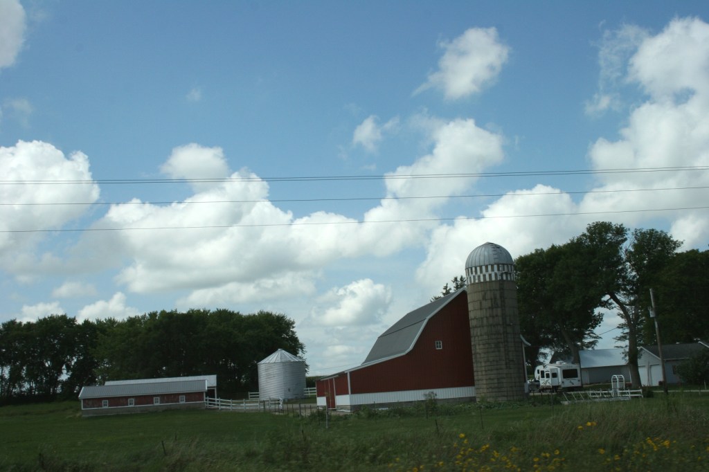 A farm site somewhere in notheast Iowa between Nashua and Strawberry Point.