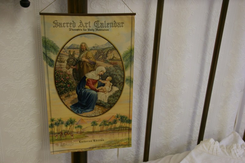 This struck me as particularly humorous: A Sacred Art calendar, Lutheran edition.