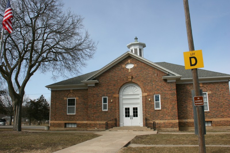 The community center.