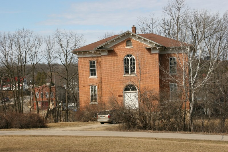 The old schoolhouse.