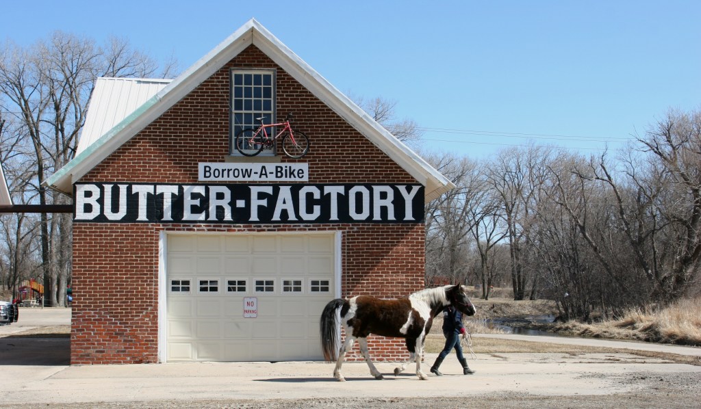 My favorite scene of the day by the old butter factory.