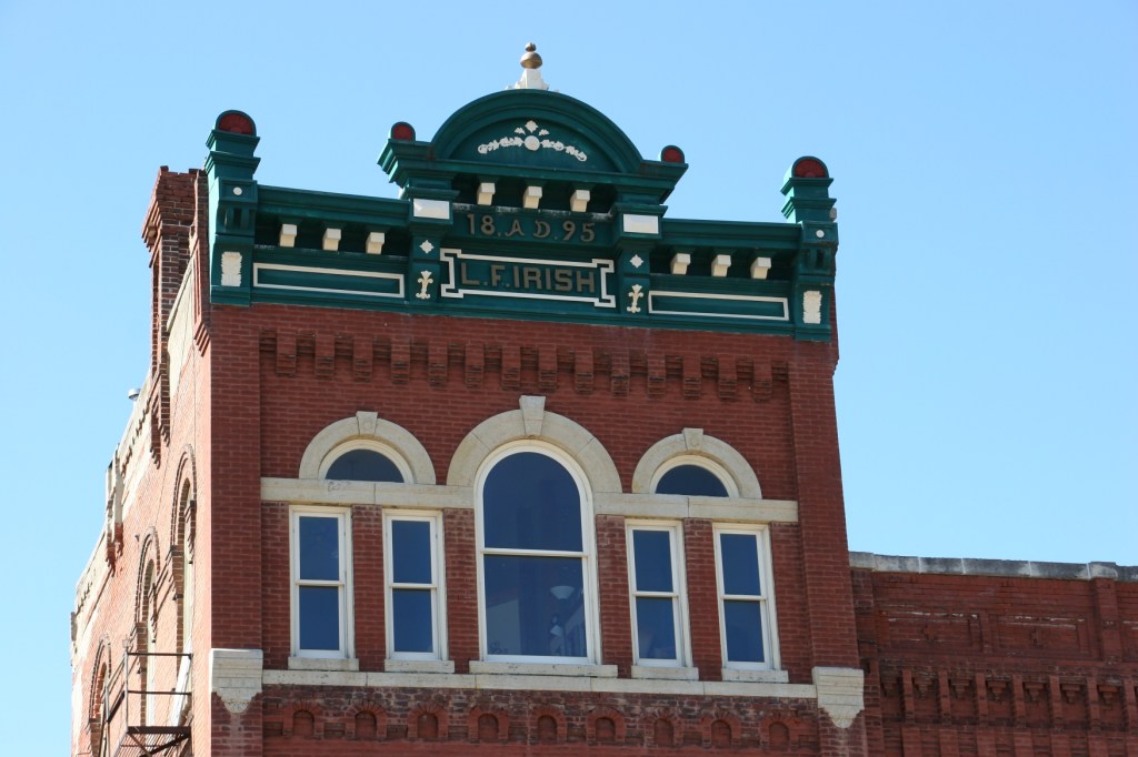 Downtown buildings feature stunning architectural detail.