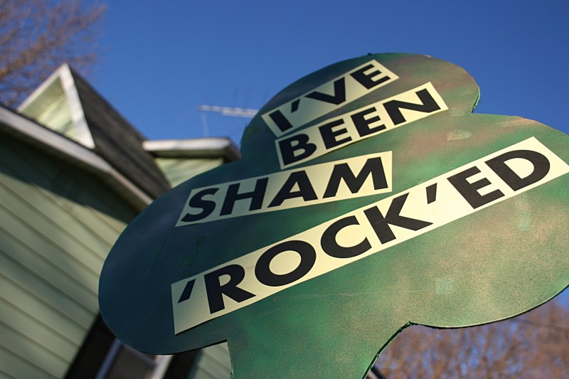 Shamrock, super close-up