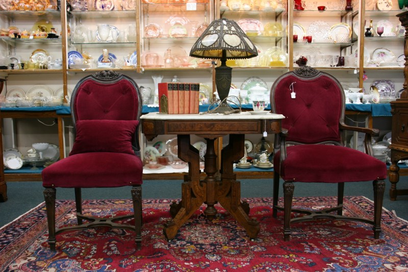 A beautifully staged setting that lent an air of comfort and hominess.