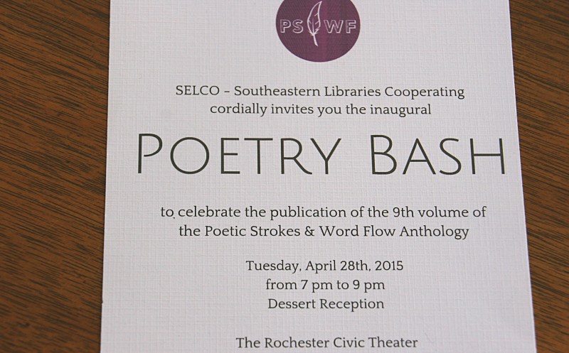 I attended and read my poem, "Wednesday Night Bingo at the Legion," at an invitation only Poetry Bash at The Rochester Civic Theater on Tuesday evening.