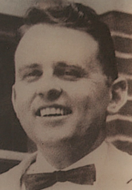 A portrait of Reeb printed on the memorial.