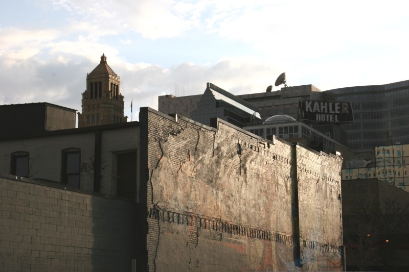 A skyline snapshot shows a mix of old and new.