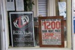 Art in Clear Lake, posters in&nbsp;window