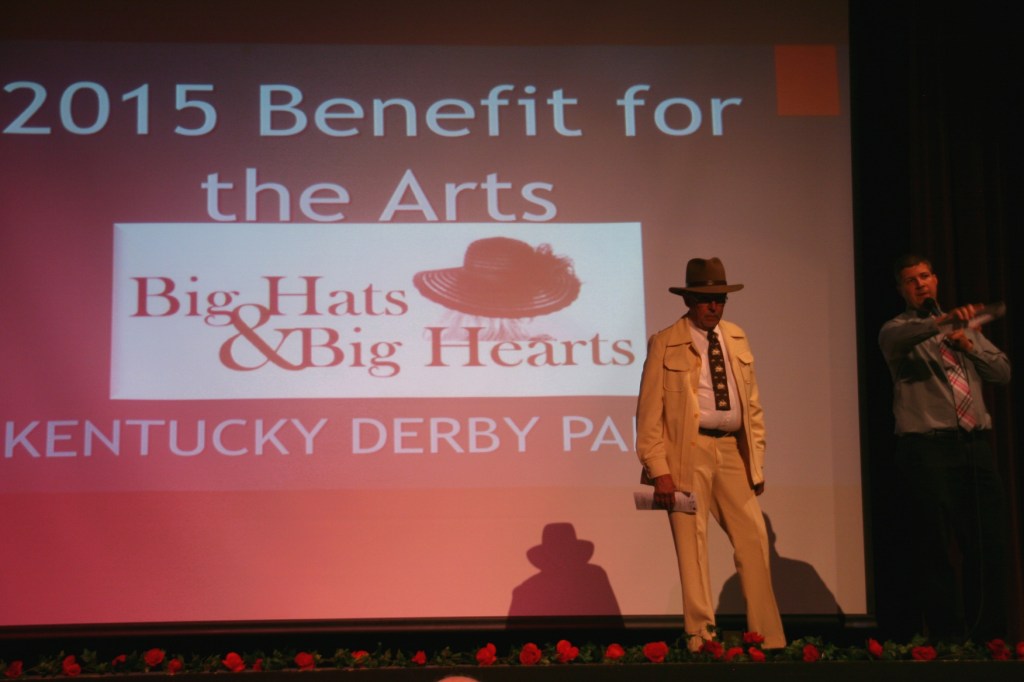 The live auction begins.